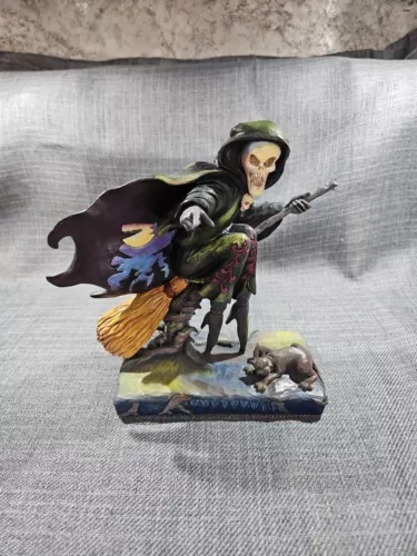 Jim Shore Phantom of Fright Figurine Evil Skeleton Witch 4058846 Halloween