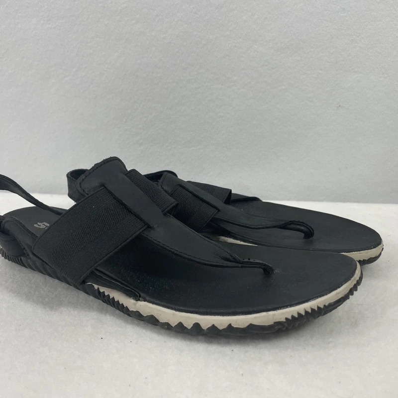 sorel out n about leather slingback thong shoes
