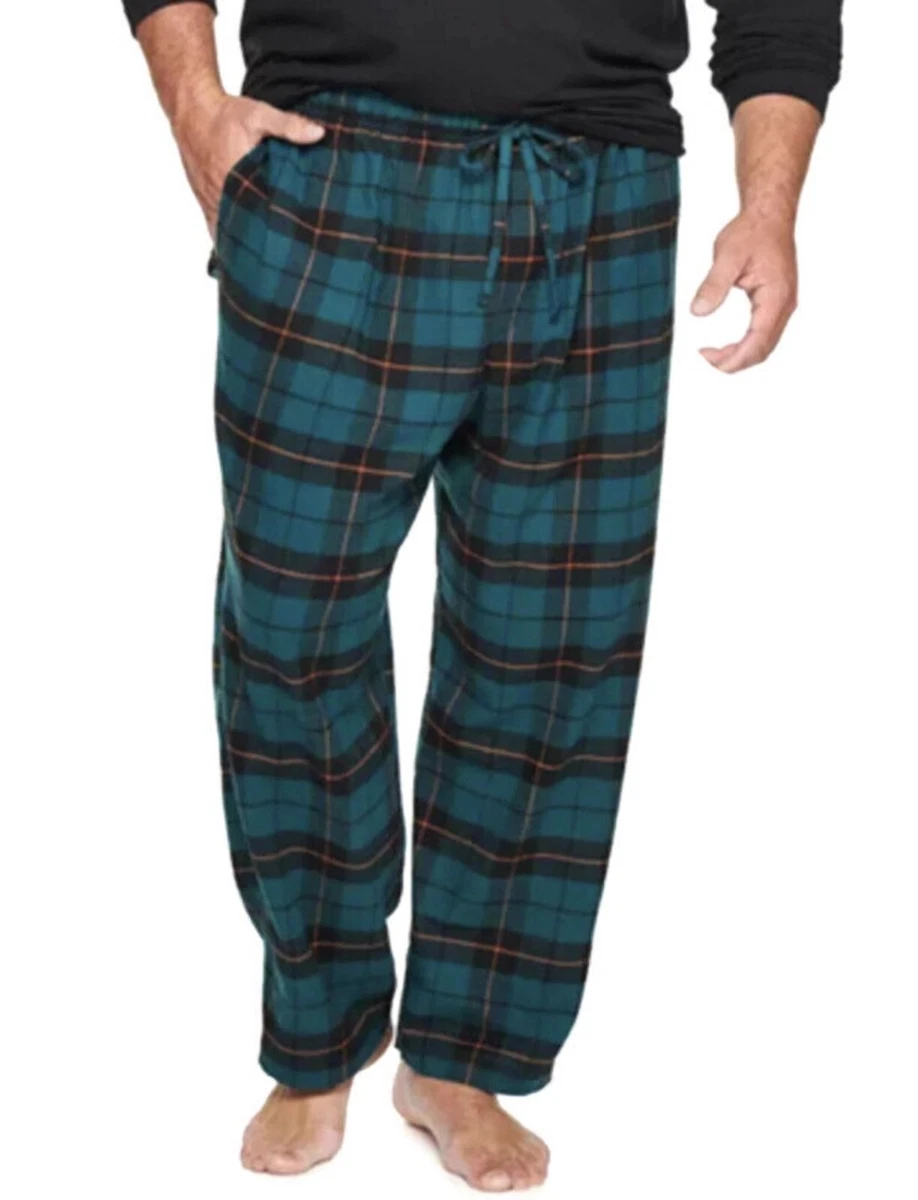 New Mens Flannel Lounge Sleep Pajamas PJ Sonoma Pants Drawstring Waist XXL NWT