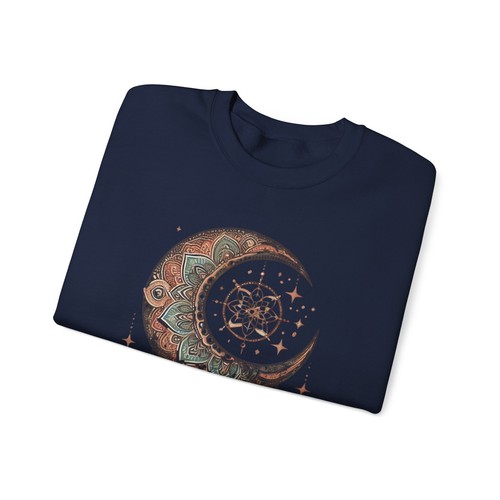 Sudadera Crescent Moon Dreamcatcher Hippie Boho Cuello Redondo, Sudadera Música - Imagen 44 de 57