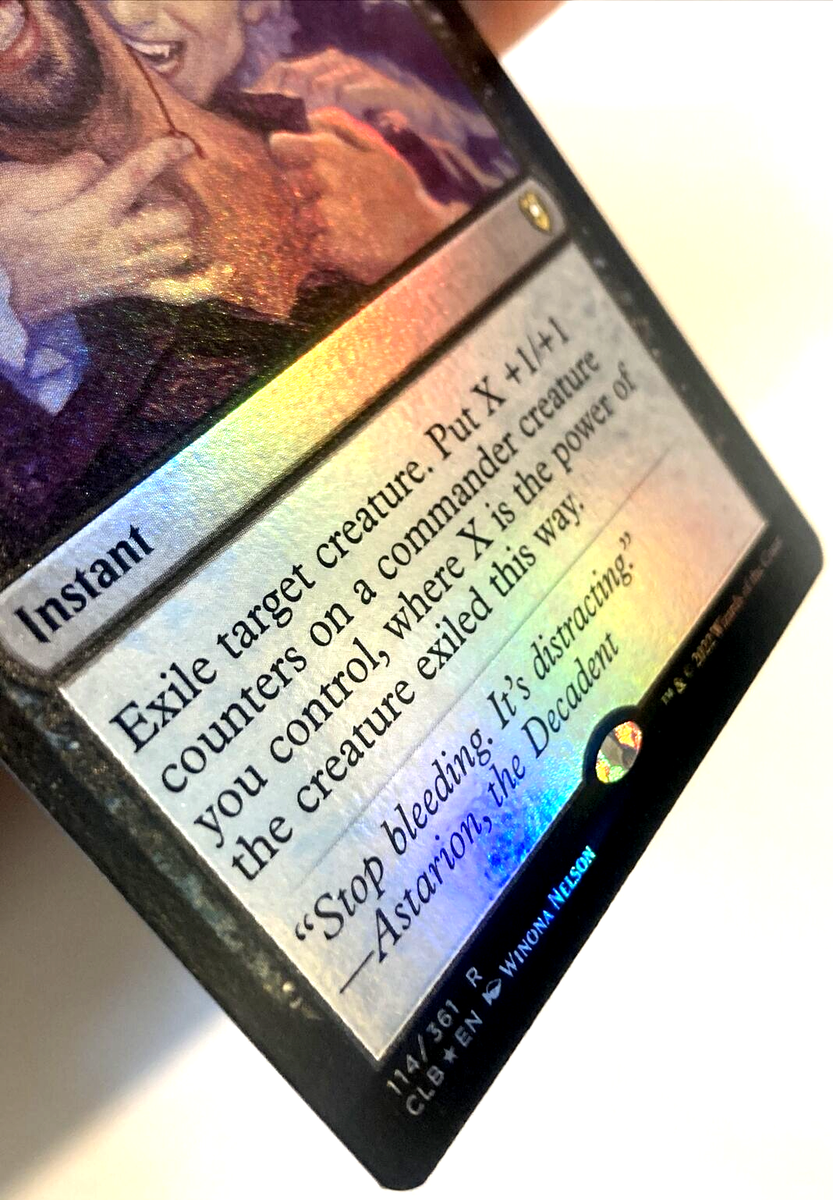 astarion's thirst mtg card Amazon.com: MTG Secret Lair: Astarion's Thirst (Foil Edition) : Toys & Games