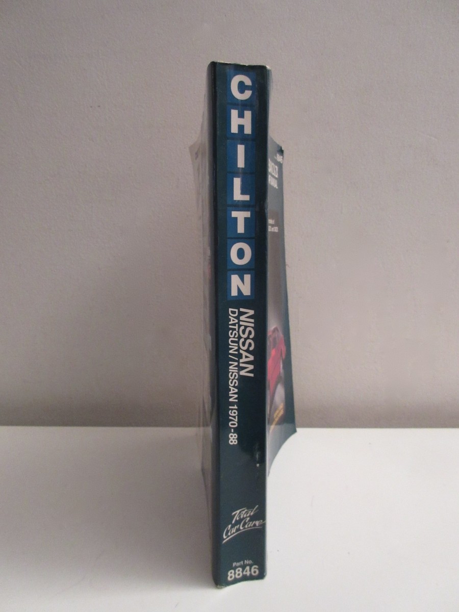 Chiltons Datsun Nissan Z to ZX Repair Manual 1970-1988 (8846) Good