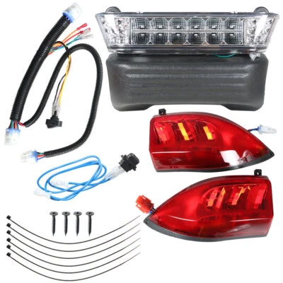 LABWORK FULL LED Headlight Tail Light Kit 04-08 FOR CLUB CAR Precedent Golf Cart