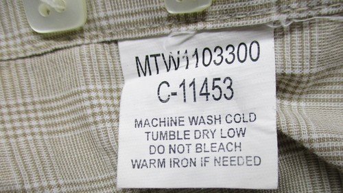 Cinch Button Up Long Sleeve Casual Western Style Shirt 100% Cotton Men's Size LG - Picture 11 of 13