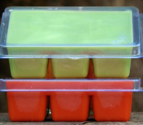 6pk 100hr GREEN TEA & BAMBOO Triple Scented SOY WAX CLAM MELTS All natural Gift - Picture 1 of 9