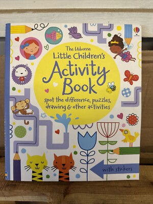 Little Children's Activity Book: Spot the Difference, Puzzles and Drawing: 1