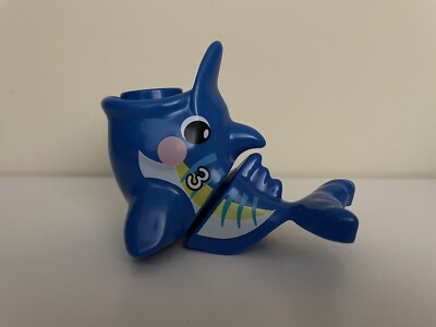 Vtech Jiggle And Giggle Fishing Set Replacement Dolphin Blue Piece #3