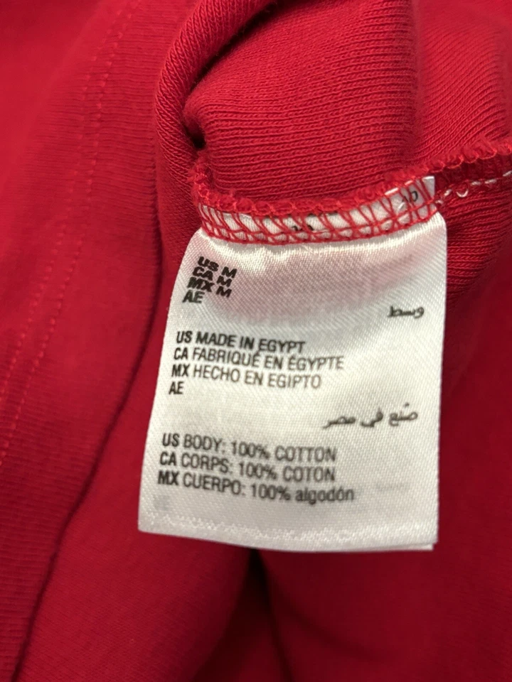 Top de mujer Karen Scott talla M rojo sin mangas cuello redondo 100 % algodón Foto 4 de 4