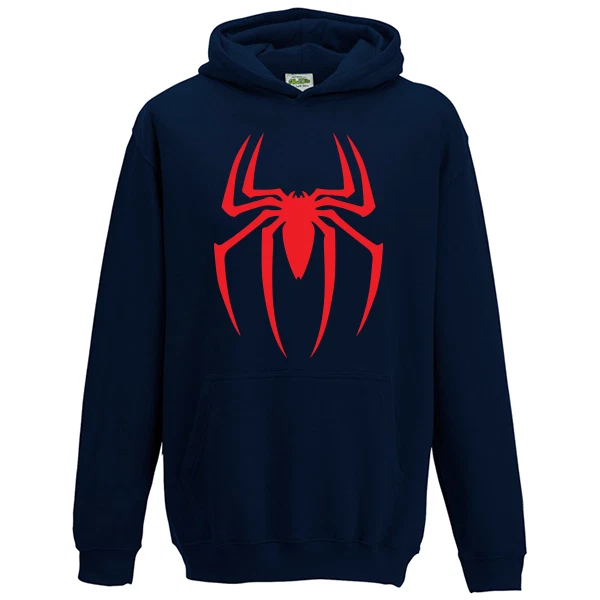 Spiderman logo hoodie sale