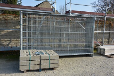 Construction fence 300 lfm mobile fence barrier fence construction site...