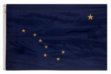 5x8 ft ALASKA The Last Frontier OFFICIAL STATE FLAG Outdoor Print Nylon USA MADE