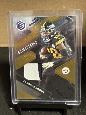 2022 Elements Diontae Johnson Electric Patch /54 Pittsburgh Steelers Patch Sp