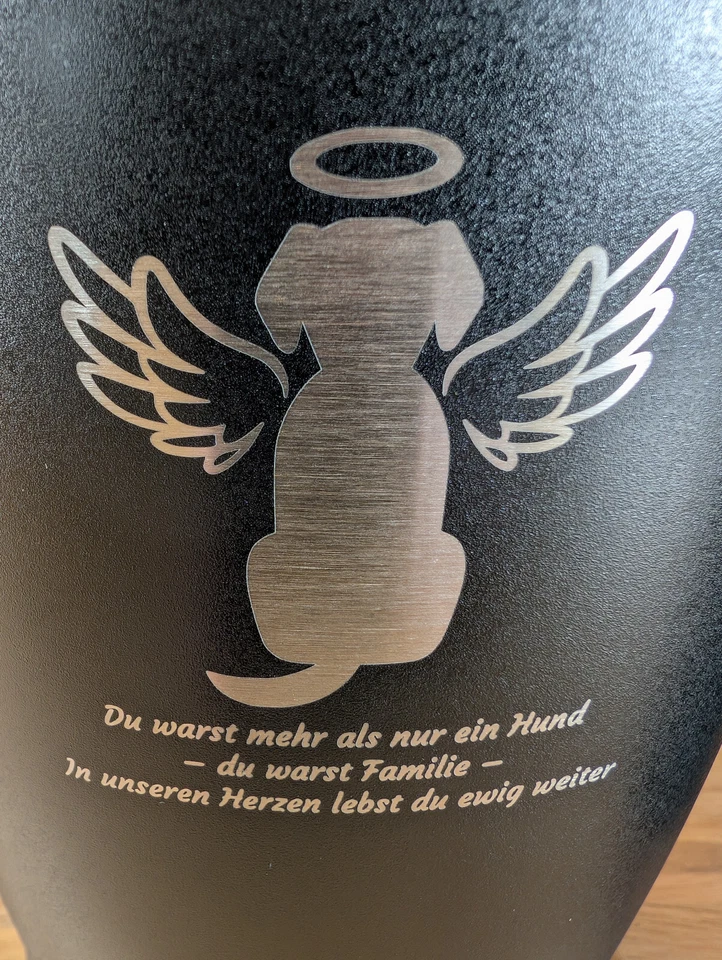 Tierurne Hund, Flügeln & Heiligenschein | kleine Version - Bild 2 von 3