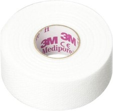 3M Medipore H Cloth Tape 1" x 10 yd Pack: 2 
