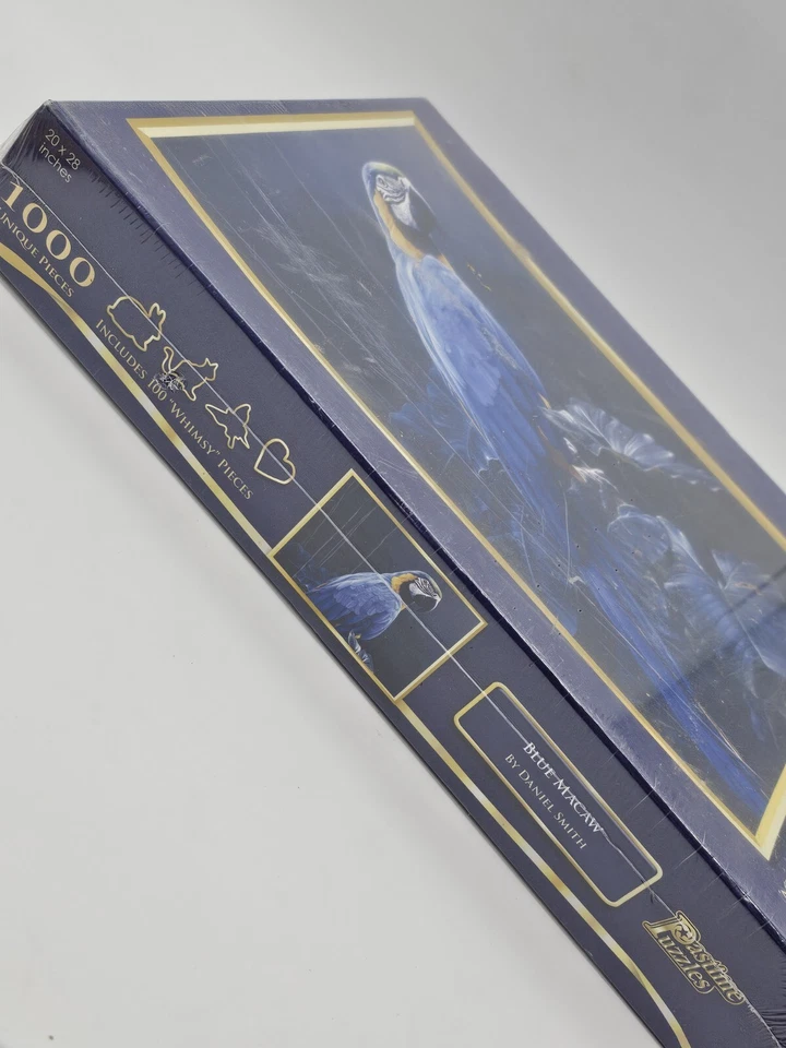 ЗАБАВНЫЕ ГОЛОВОЛОМКИ, СИНИЙ АРА, НОВАЯ ОТКРЫТАЯ КОРОБКА, 1000 ШТУК, ОТ DANIEL SMITH - Изображение 2 из 4