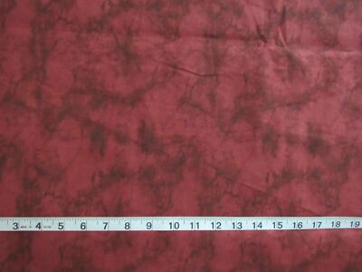 1 yd of 100% Cotton MDG Classic Marble Quilting Fabric, Burgundy