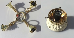 Vintage Casablanca Victorian Ceiling Fan Light Kit Ebay