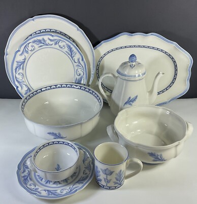Villeroy&Boch カップ＆プラター　2セット 未使用品 Villeroy & Boch Casa Azul Ornato Country Coll Plate Bowl Platter