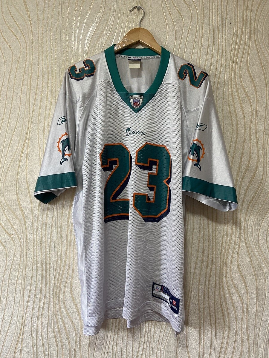 MIAMI DOLPHINS NFL SHIRT JERSEY REEBOK sz L MEN #23 RONNIE BROWN