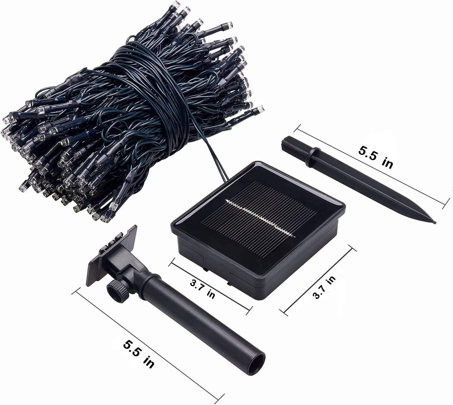 Solar String Lights Outdoor, 65Ft 200 LED Solar Garden Fairy Lights