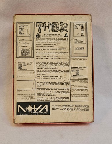 The Hammer of Thor The Game Of Norse Mythology 1980 In Original Box - Picture 6 of 11