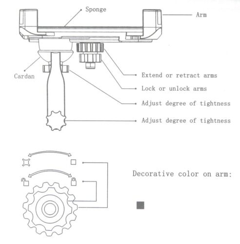 Universal 360 Degree Rotation Bike Mount Holder for Mobile Phone - Picture 2 of 7
