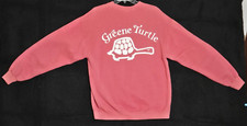 Vintage Greene Turtle Lee Heavyweight Sweatshirt Size L Made in USA Peach Color