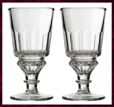 2 French Pontarlier Absinthe Glasses Set