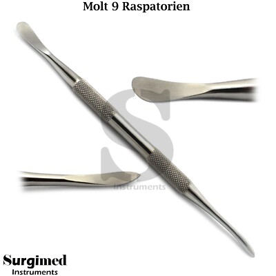 Implantat Chirurgie Molt 9 Raspatorien Elevatorium Kürette Periosteal Elevator