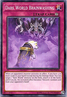 Dark World Brainwashing COTD-EN074 Yu-Gi-Oh! Card Light Play Unlimited