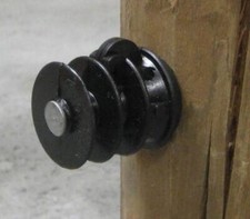 Dare Wood Post Insulator 25 Pack Black