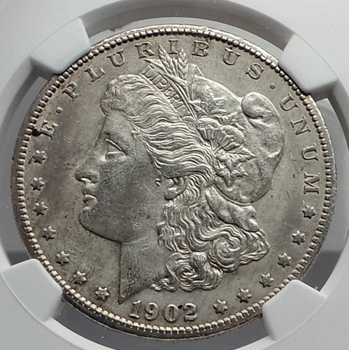 1902 O UNITED STATES of America SILVER Morgan US Dollar Coin EAGLE NGC i80038