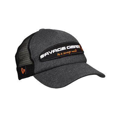 Savage Gear Attitude Cap Onesize Grey Melange Mütze Angeln