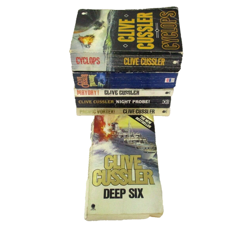Libros Clive Cussler Dirk Pitt x6 novelas PB Sphere Warner Bros y Harper Collins - Imagen 10 de 24
