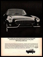 1965 Volvo 1800s Coupe 3995 Worlds Least Expensive Gran Turismo Car Print Ad