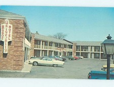Unused Pre-1980 OLD CARS & UNIVERSITY MANOR MOTEL Buffalo New York NY M0793