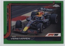 2025 Topps Chrome Formula 1 F1 Cars Green Refractor 45/99 Max Verstappen 15wb