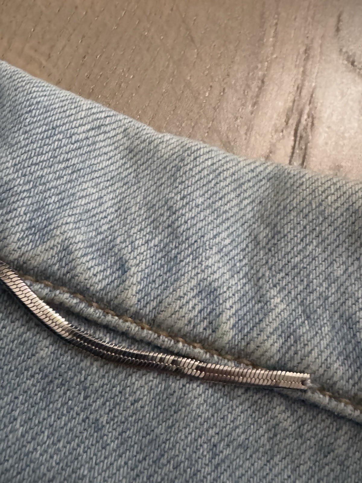 GIACCA DENIM SAINT LAURENT UOMO UNISEX taglie in foto su metro