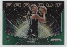 2021 Panini Prizm WNBA Far Out Green Prizm Sabrina Ionescu #9 1ew5