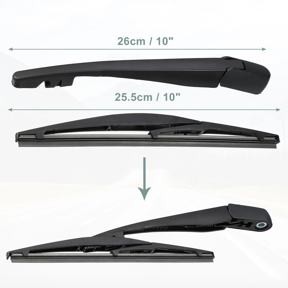 Rear Back Windshield Wiper Blade Arm Set for Mitsubishi Outlander Sport 16-18 - Изображение 3 из 4