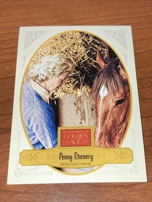 2012 Panini Golden Age Penny Chenery #107 White Border SP /58 Rare Secretariat