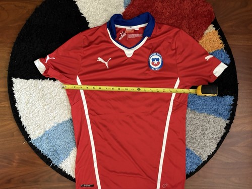 Chile 2014/2015 Authentic Home Soccer Jersey Size Medium Soccer Futbol Puma - Picture 6 of 7