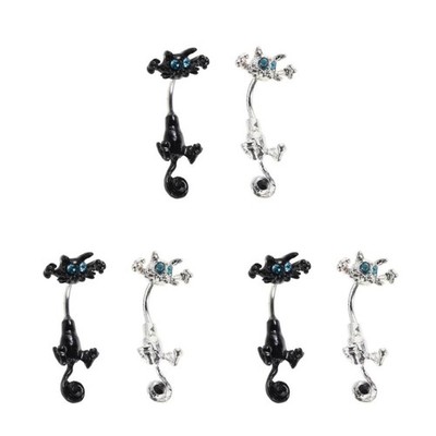 3 Pack Mode-Nabelnagel Bauchschmuck Bauchnabel Bauchringe Für Katzen