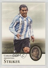 2013 Futera World Football Unique Carlos Tevez #090 0cp0