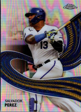 2024 Topps Chrome Strokes #S19 Salvador Perez Kansas City Royals
