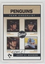 2001-02 Vintage Team Checklist Mario Lemieux Alex Kovalev Martin Straka HOF 0i6