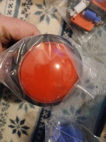 100mm Arcade Button LED Dome Illuminated with Microswitch Pop Music JAMMA MAME👀