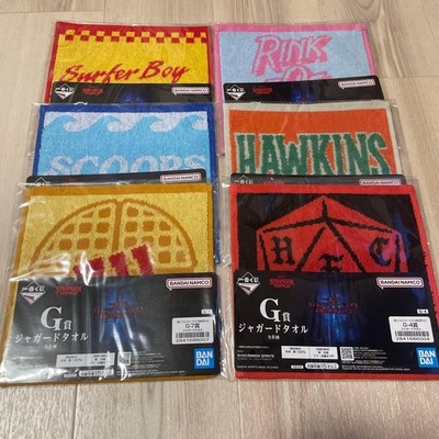 Stranger Things Ichibankuji Prize G Jacquard Towel Set 6 Pieces