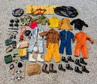 GI Joe Accessories Parts Lot Boots Weapkns Clothes 1979s 50+ Items For Parts