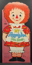 My Raggedy Ann Un-Cut Paper Doll Book Bobbs-Merrill Publishing Co. - c.1967